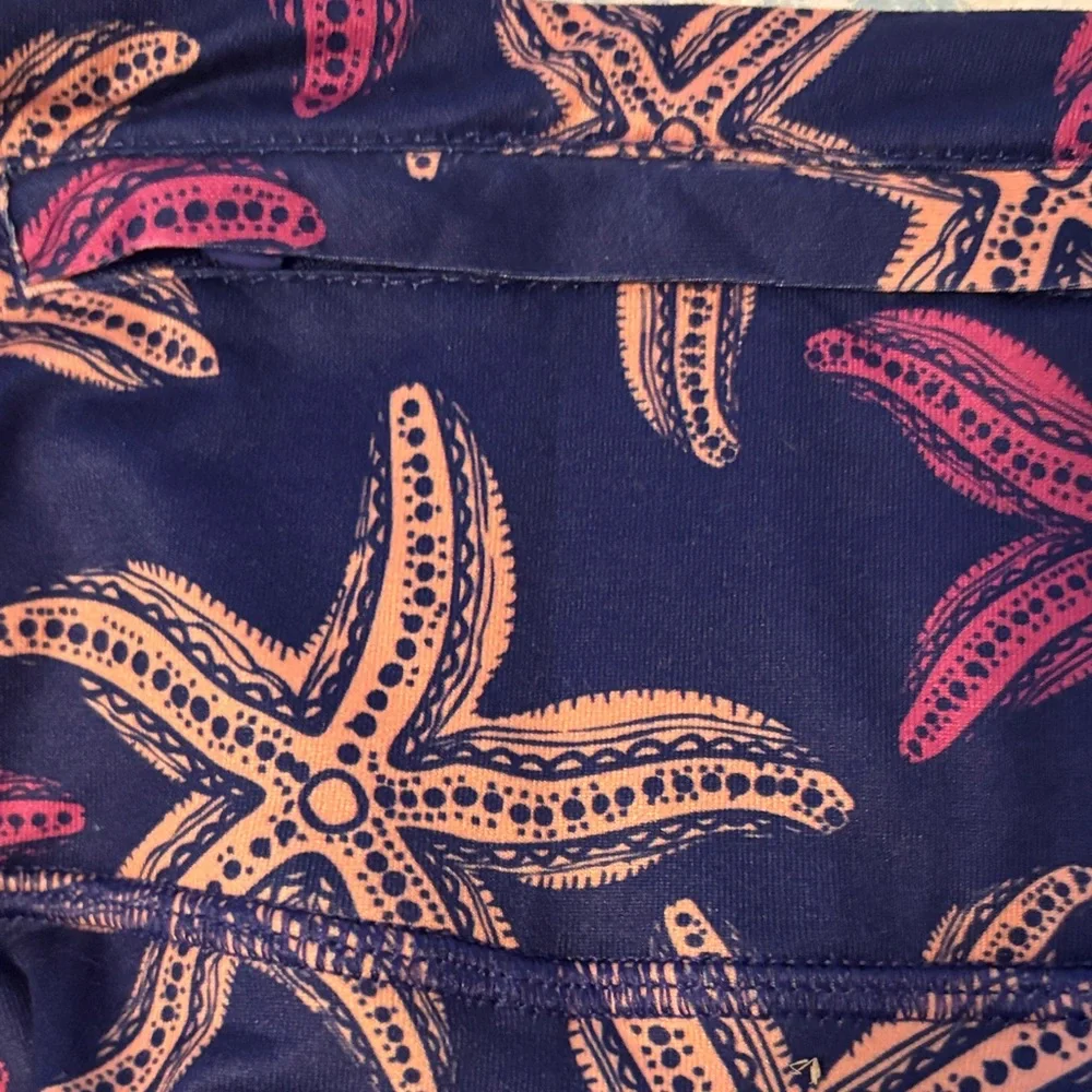 Gottex Navy and Pink Starfish Skirt - Picture 4 of 4